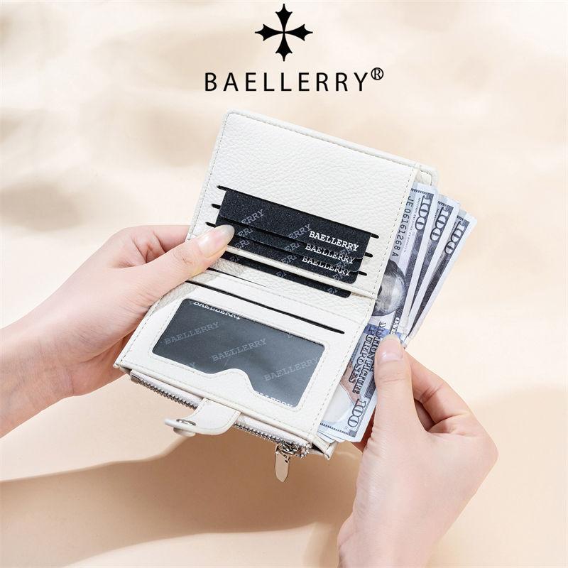 Baellerry Mini Wallets Purse for Men Women Fashion Hasp Short Card Holder Money Pack Coin Purses