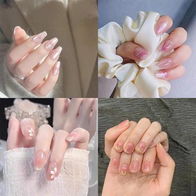 Cat's Eye Model, Beautiful Temperament, Little Fairy, Royal Sister Style Nail Art, High-end Niche 10 Pieces, Sub-size Wearing Nail