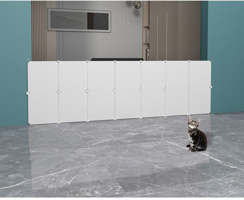 Indoor Pet Barrier: Dog & Cat Net Rail for Doorways and Balconies
