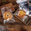Sáček na chleba Průhledný Jídlo Toast Svačina Sušenky Jednorázový Sáček na psí výkaly Ziplock sáček