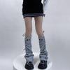 Cotton Leg Warmers Horn Drawstring Strap Ankle Warmer Japanese Foot Covers  Women Girls
