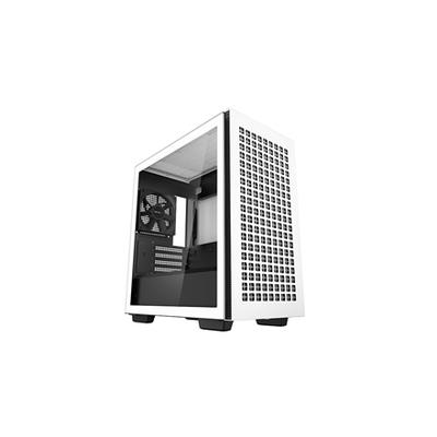 Deepcool | CH370 | Side Window | White | Micro ATX | Power Supply Included No | ATX PS2