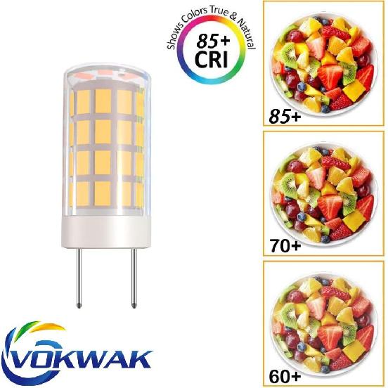 GY6.35 LED Bulb 12V AC/DC GY6.35 Bi-pin Base T4 JC Type 4W LED Bulb Dimmable 40W Halogen Bulbs Equivalent for for Desk Lamp,Chandelier Light