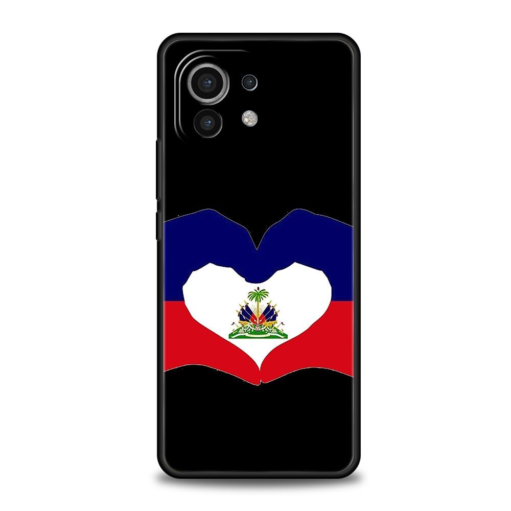 

shipping Haiti Flag Phone Case For Xiaomi 17 14 15 13 14T 13T 12T 11T Pro 12 11 Lite Poco X7 X5 X3 NFC F7 F6 Soft Cover Poco F6