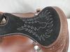Designer Suede Seat Wade Western Leather Saddle For Horse Size- 12" To 18.5".