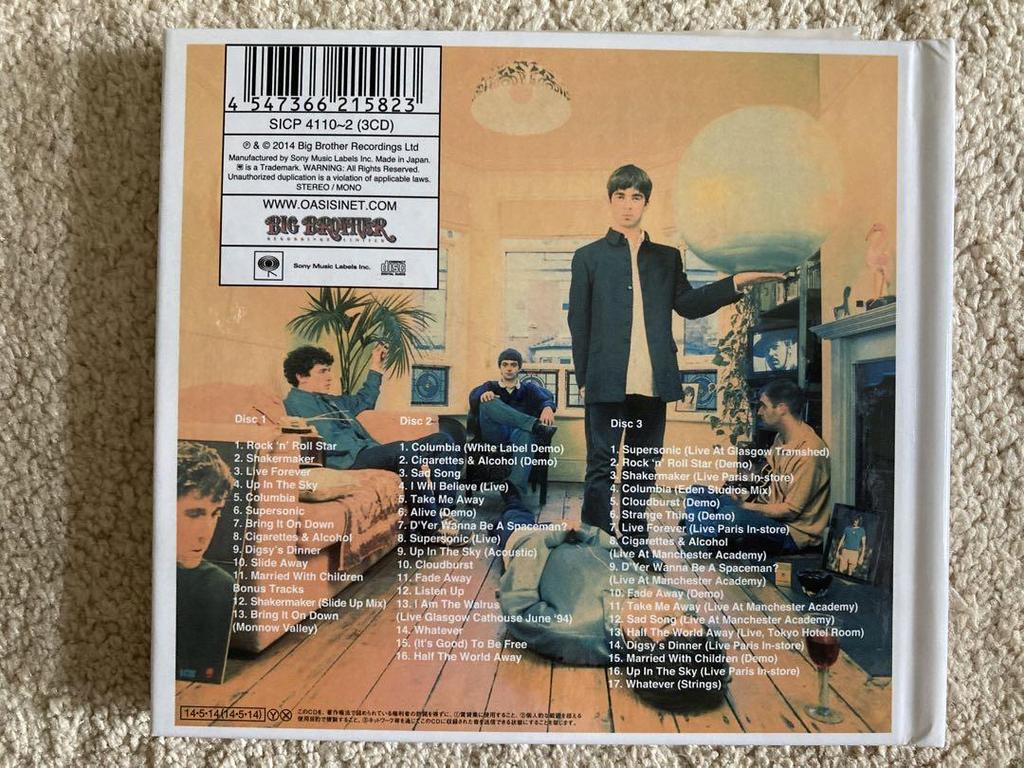 [USED] Domestic 3-disc Oasis 20th Anniversary Deluxe Edition Limited Edition