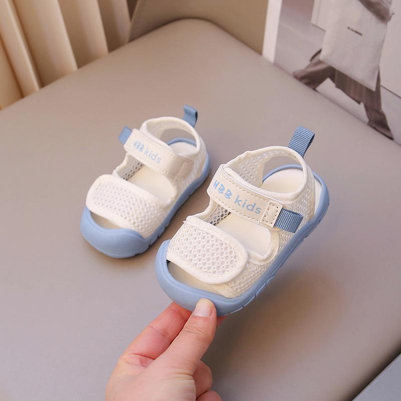Baby Sandals Soft Sole Anti-Slip Comfortable Walking Shoes for Toddler 2025 Summer New Boys Girls Beach Shoes Cute Candy Color