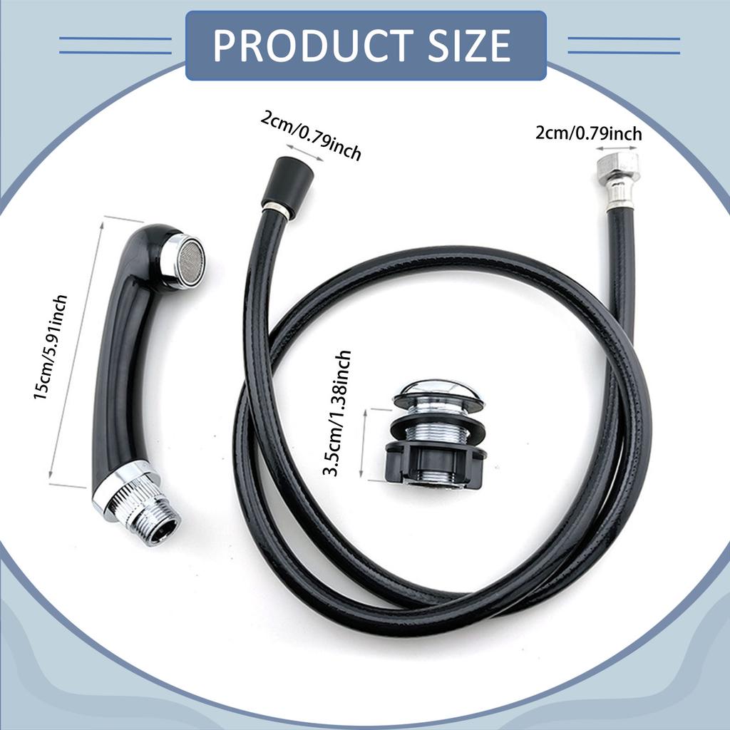 Beauty Salon Faucet Sprayer with Hose Pipe Handheld Repalcement for Babershop Salon Equipment Sprayer bathroom Equipment Kit