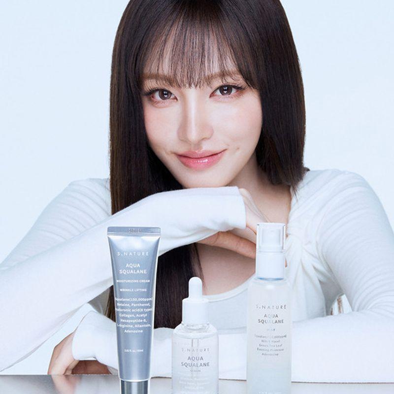 

[BEST] Aqua Squalane Best Set (60ml Moisture Cream + 50ml Serum) (+ 50ml Mist)