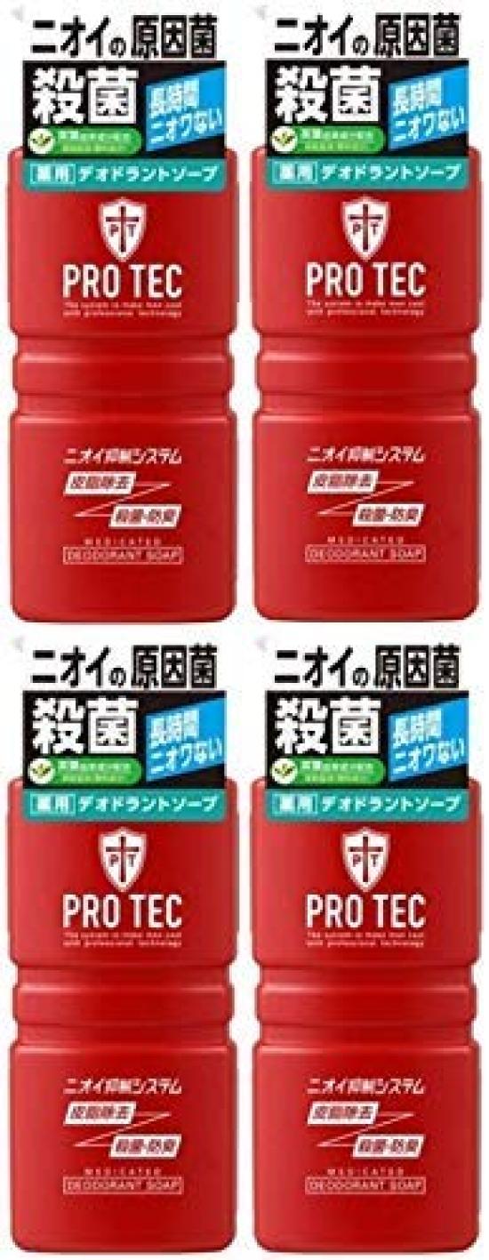 

PRO TEC Deodorant Soap Pump 420mL [Bulk Purchase] [Quasi-drug] [x4 pieces]