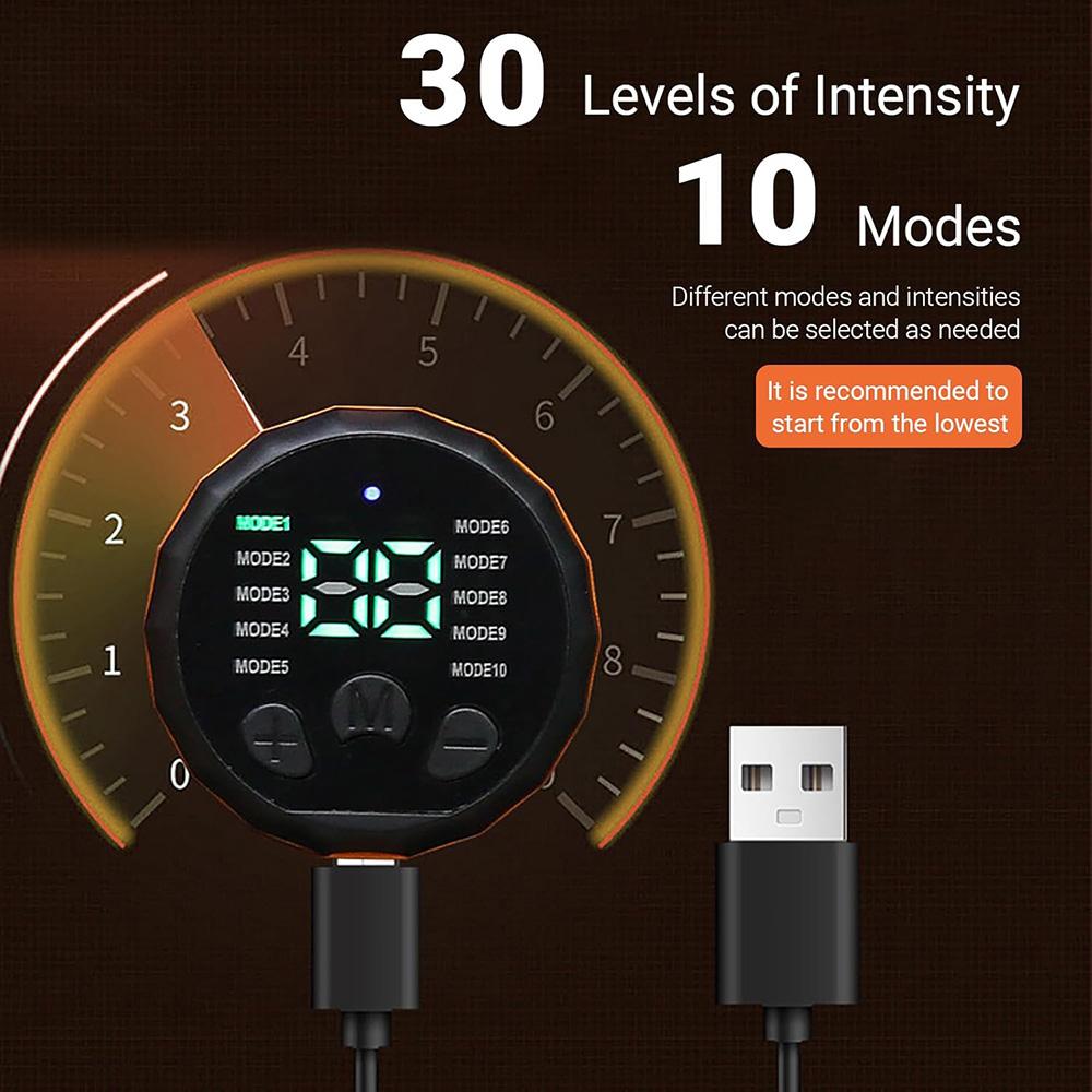 Durable And Safe Smart Muscle Toner Abdominal Toning Belt Abs Trainer Usb Recharge Body Massager Home Gym Training Fitness Equipment
