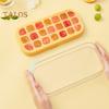 Ice Tray Easy Release Ice Cube Mold for Freezer BPA-Free 21 Cavities Ice Box for Cocktail Tea Coffee