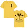 Good News Jesus Saves Tshirt Unisex Unisex Summer Casual 100cotton Short Sleeve T Shirt High Quality Fashion Oversized Tshirts