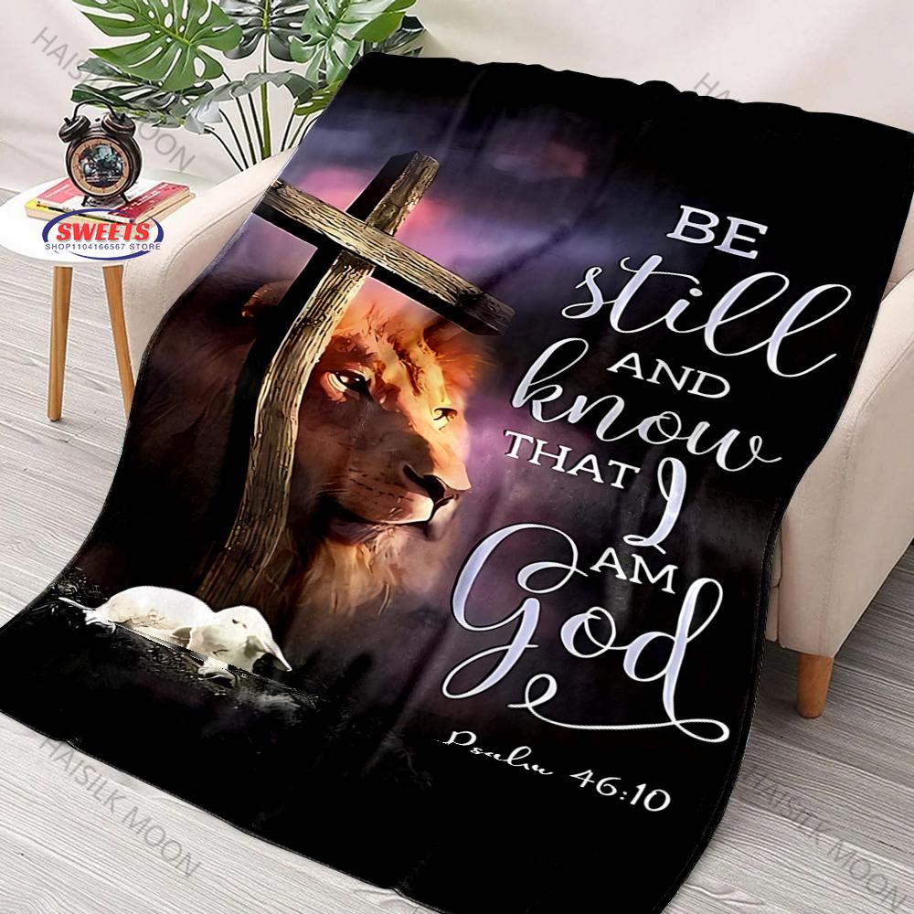 17 Styles Christian Gifts for Women Faith, Inspirational Gifts for Women, Man, Soft Fluffy Throw Blankets for Women Fast Arrival