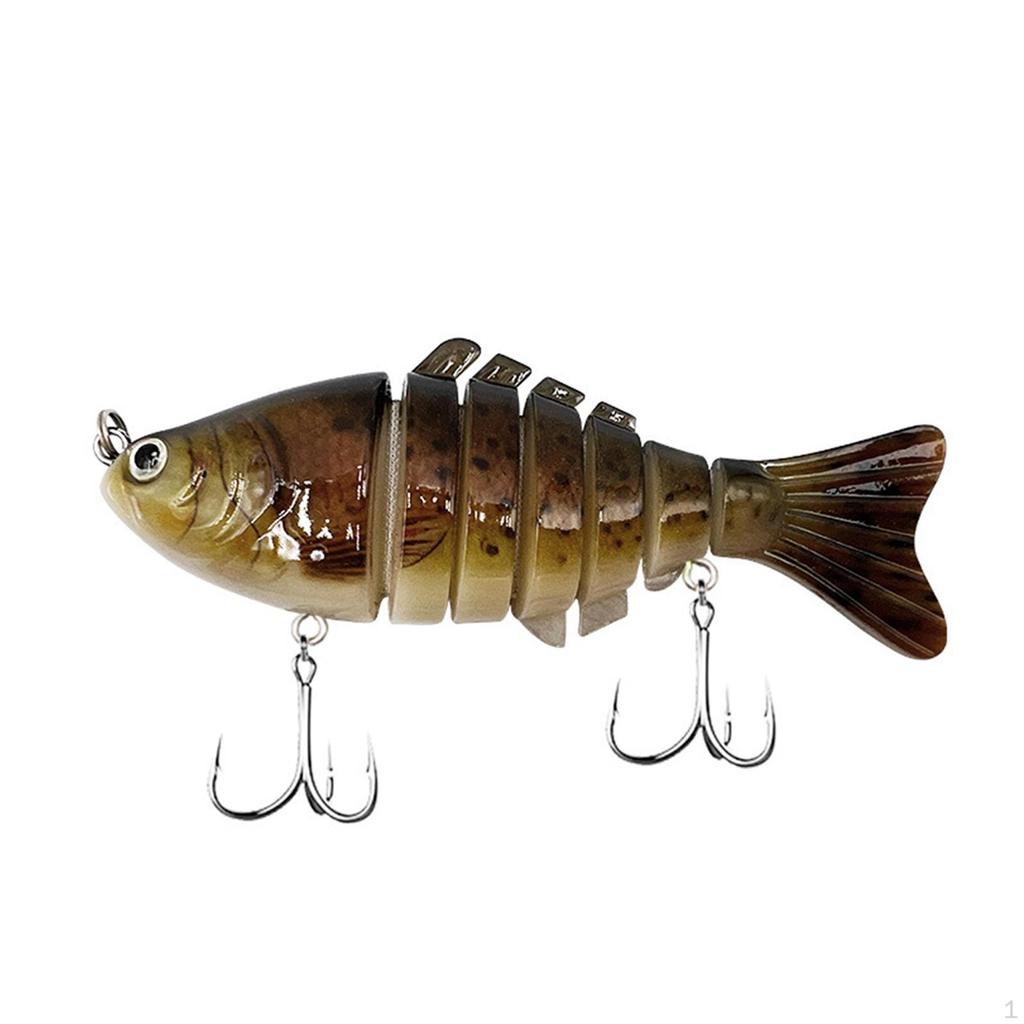 7 Segment Fishing Bait with Hook for Crappie Salmon Bluegill