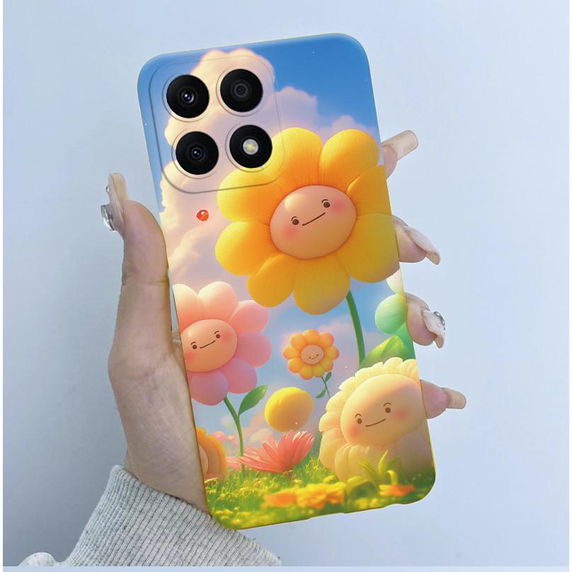 For Huawei Honor X8a Case HonorX8a Soft TPU Silicone Cover Cute Cartoon Panda Phone Case For Honor X6a HonorX6a Plus Coque Funda
