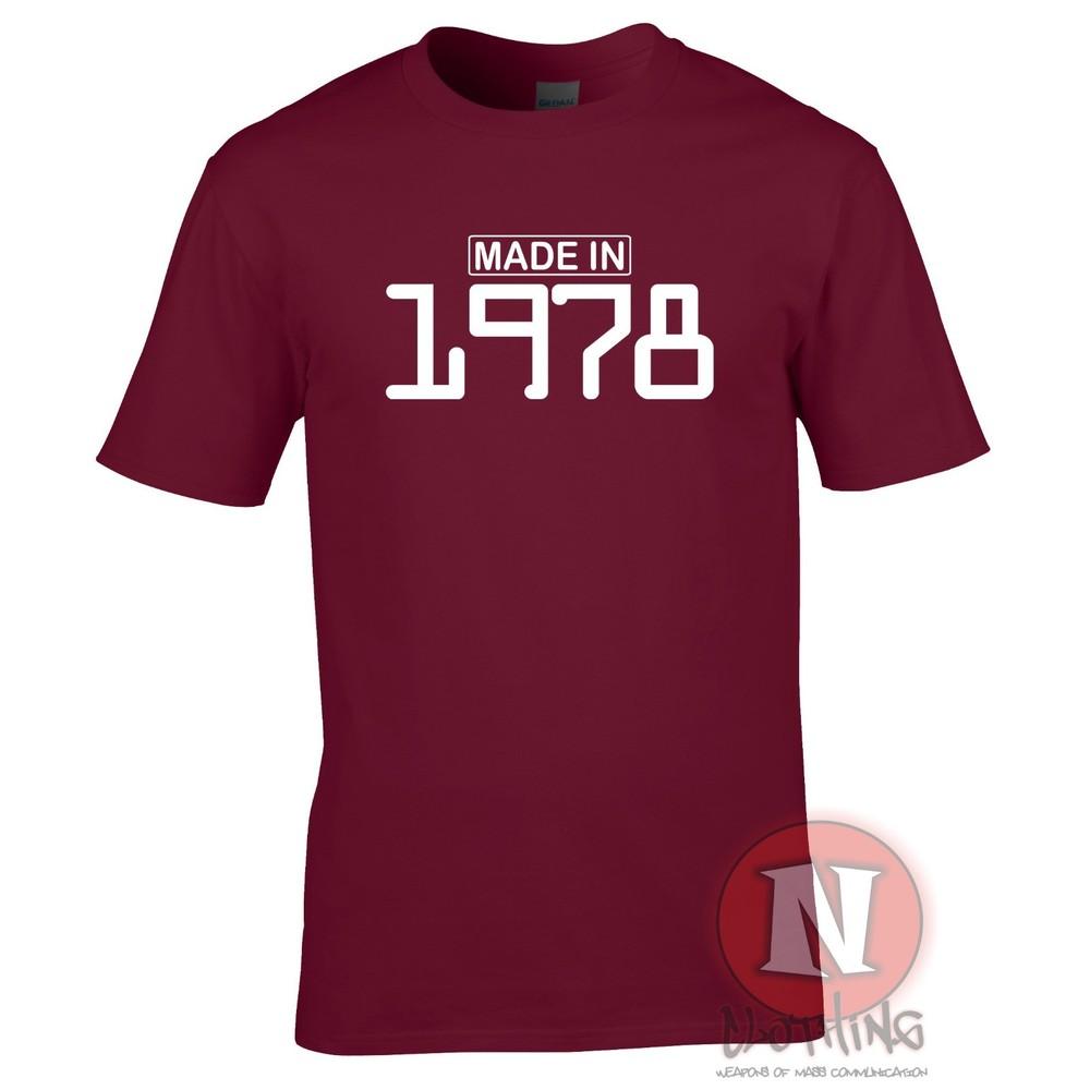 Made In 1978 TShirt Birthday Celebration Funny Party Gift Present Teeshirt