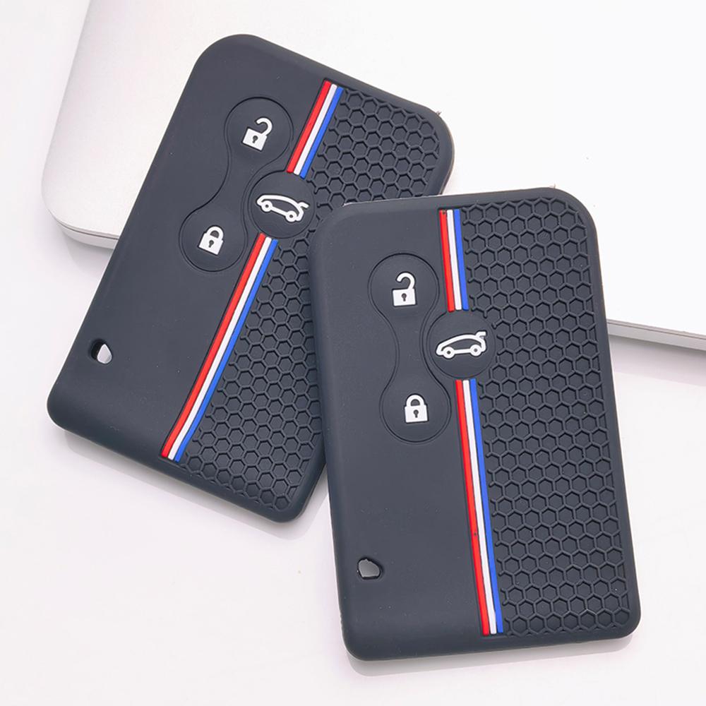 Key Fob Cover for Renault Clio Megane Scenic Modus Kangoo Duster Sandero Captur Anti-Scratch Guard Shockproof Protection Soft Grip Texture