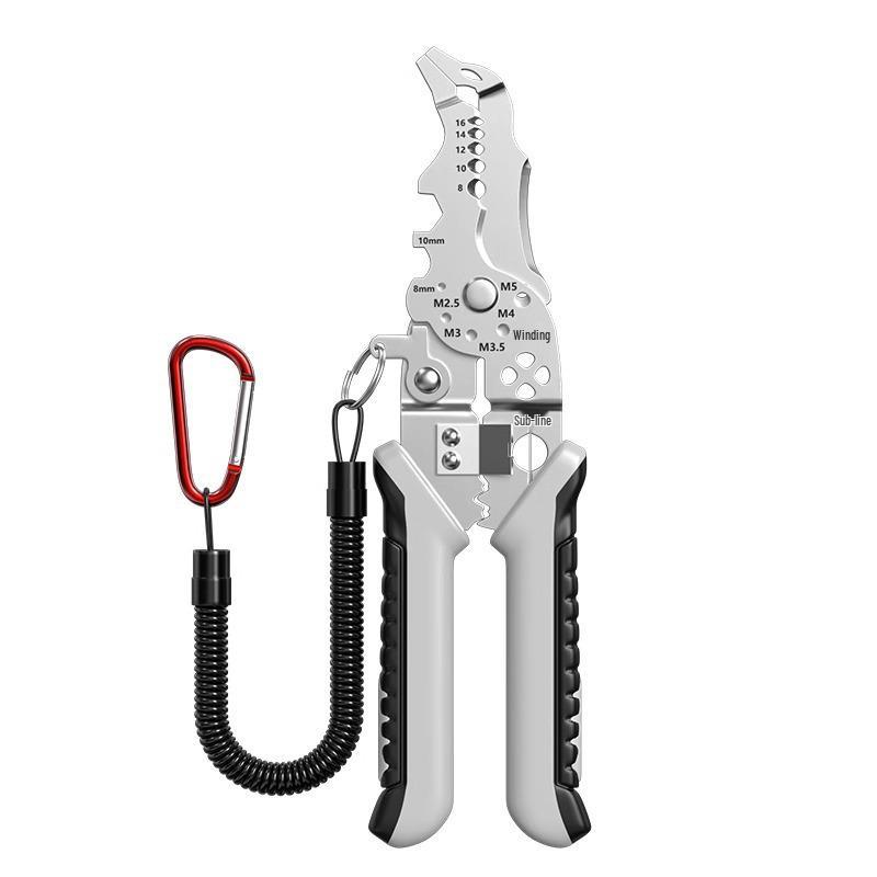 Sleva pro nováčky: Elektrikářské multifunkční kleště na odizolování drátů - Průmyslová kvalita