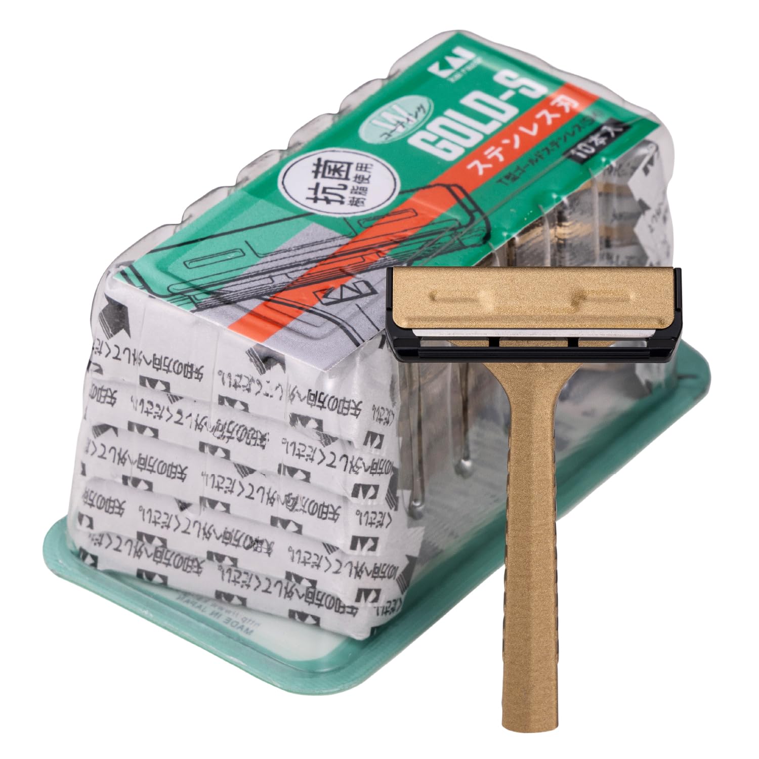 

Kai Brand золотая нержавеющая сталь SMTGS10B1 T-типа