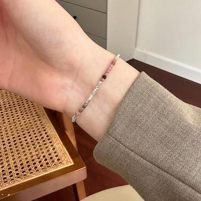 Women's Silver 925 Unbalanced Brooch Bracelet