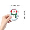 55 Snowman Snowman Graffiti Decals Decorative Scooter Laptop Do-It-Yourself Cartoon Decals Premium Durable Quality