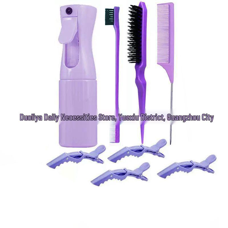 Bestseller Haarstyling-Set: Toupierbürste, Balayage-Kamm, Sprühflasche mit kontinuierlichem Sprühstoß, Werkzeug für Haarverlängerungsnadel