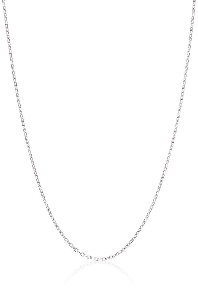 Exedia Platinum 850 Azuki Chain Necklace 50cm Length Adjustable with Free Adjuster [Exedia] (Pt850) PNT-E50