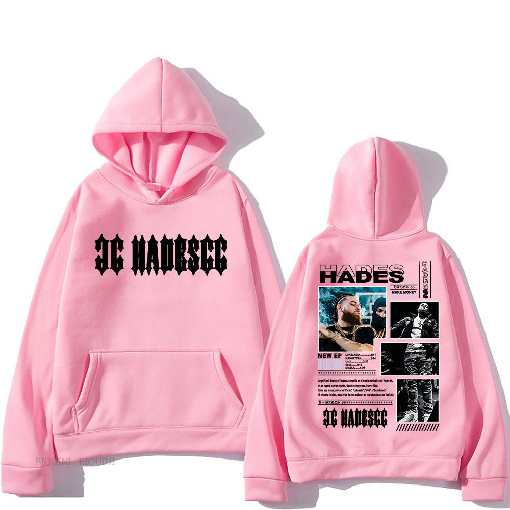 Hades 66 Hooded With Hooded Punk Fleece Comfortable Sweatshirt Long Sleeve Hip Hop Retro Clothing Sudaderas Gothic Pullovers