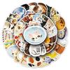 50 Kawaii Cat Stickers - Cute Animal Graffiti for Tablets, Water Bottles, and Journals
