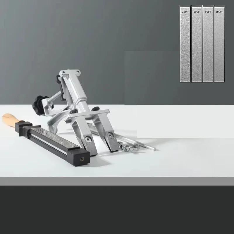 XK 2026 Fixed Knife Sharpener Kitchen Sharpening Stone Sharpeners Angle Professional Grinding System Diamond Whetstone Woodwork