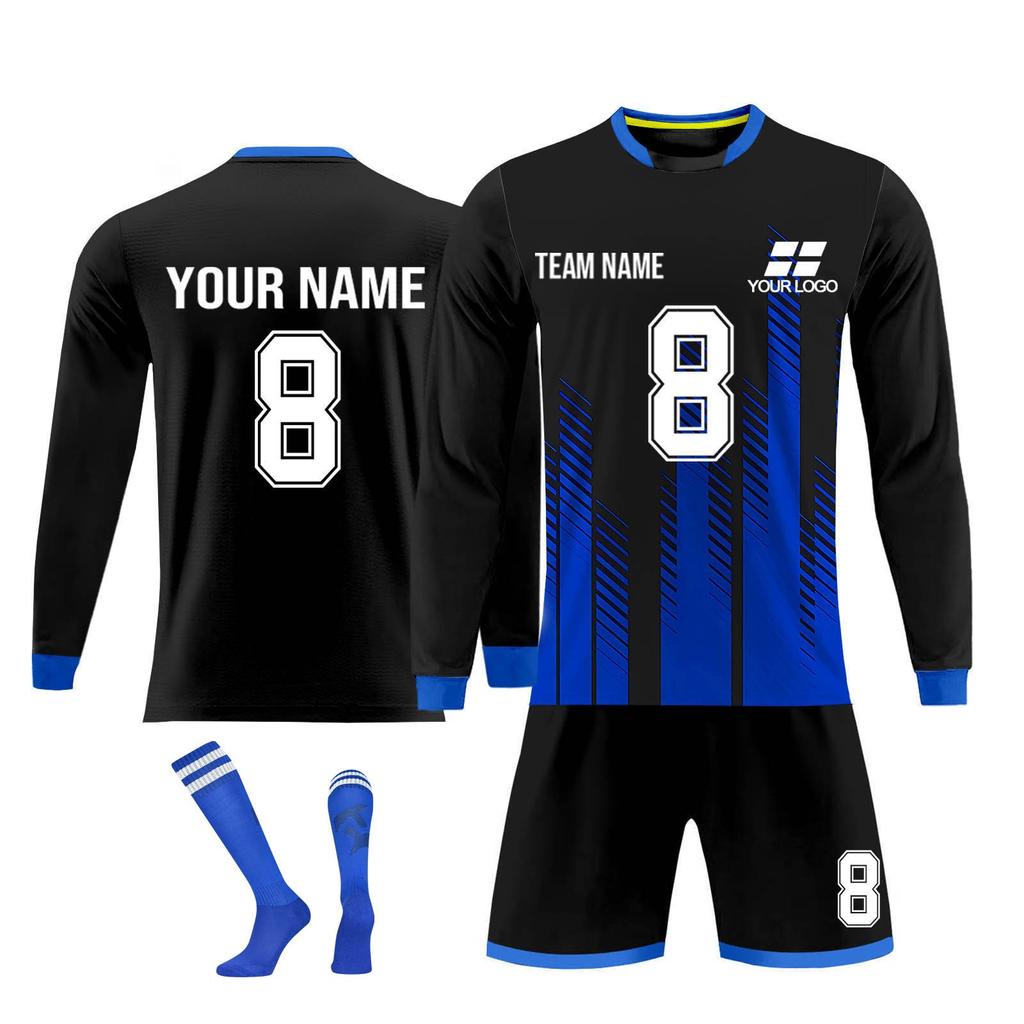 Kit de camisas personalizadas masculinas meninas com número de nome camisas de futebol personalizadas para meninos terno de treinamento
