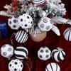 12pcs Plastic Electroplated Hanging Balls 6cm Xmas Tree Pendants  Home New Year Festival Gift