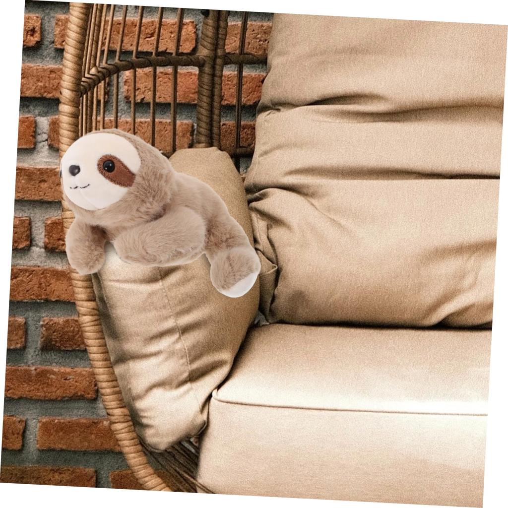 NUOLUX Sloth Plush Toy, Cute and Fluffy, Realistic Sloth Stuffed Animal, Perfect for Bedding, Room Decor, Store Decoration, Birthday Gift