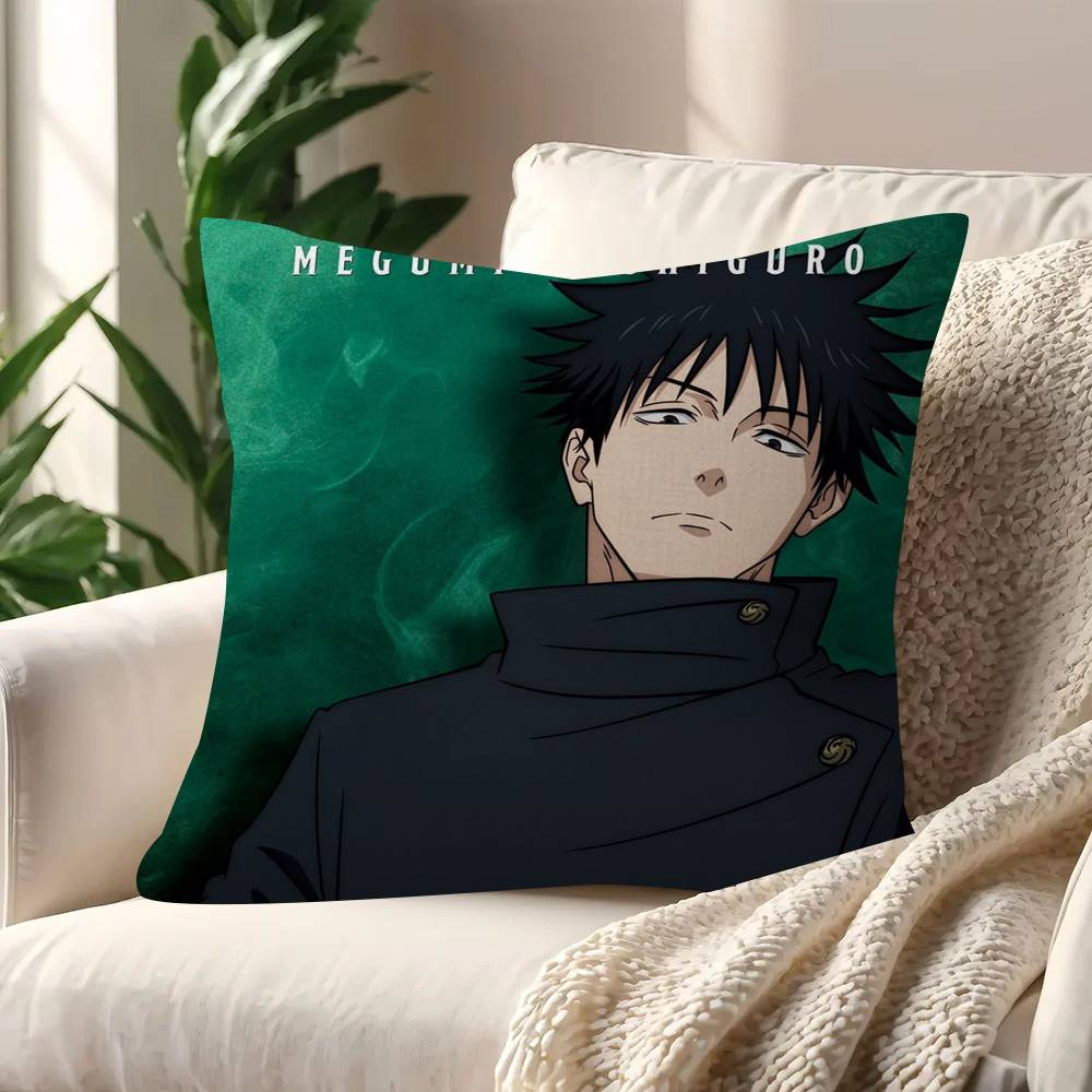Cooler Anime Junge Megumi Fushiguro Personalisierte Kissenhülle Kinderzimmer Wilde Party Deko Kissenbezug Kind Geburtstag Dusche Geschenk