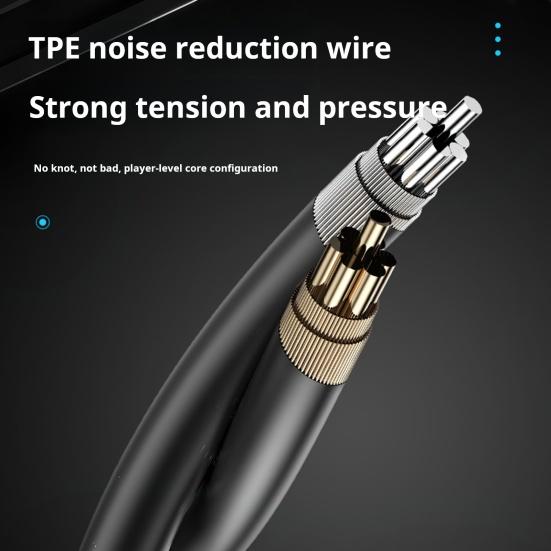 In-Ear-Kopfhörer Dynamic Circle Triple Unit mit Mikrofon, klarer Klang, Rauschunterdrückung, 3,5-mm-Kopfhörer mit Kabel