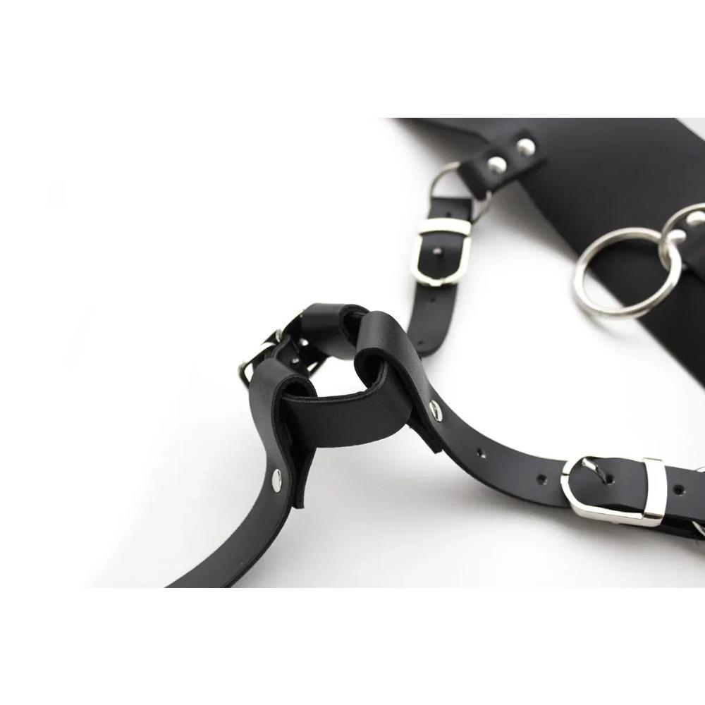 Sexy Forced Women Climax Open Crotch Dildo / Magic Wand Vibrator Holder Strapon Dildo Pants Female Chastity Belt No Vibrator