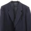 Lanvin Mohair Blend Tailored Jacket ST46-54 Navy Men's Used