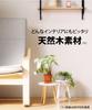 2 Pieces Wooden Flower Stand Stool Flower Stand Indoor Assembly Type Planter Stand Natural Wood Natural Wood