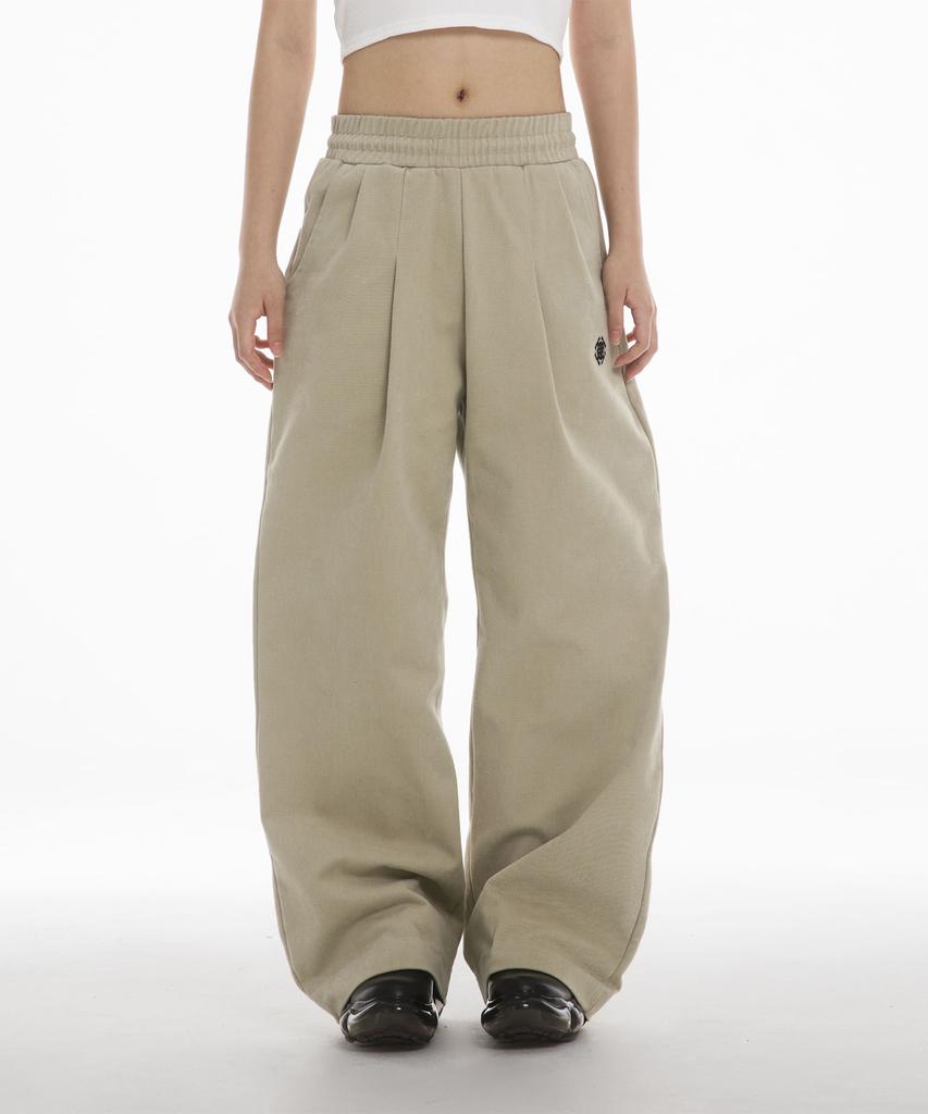 Paensyo 2Tuck Work Pants - Beige