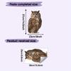 1pcs Owl Pattern Wall Stickers Living Room Glass Window Home Decorration Mural Bedroom Decor Self DIY Adhesive Animal Decals