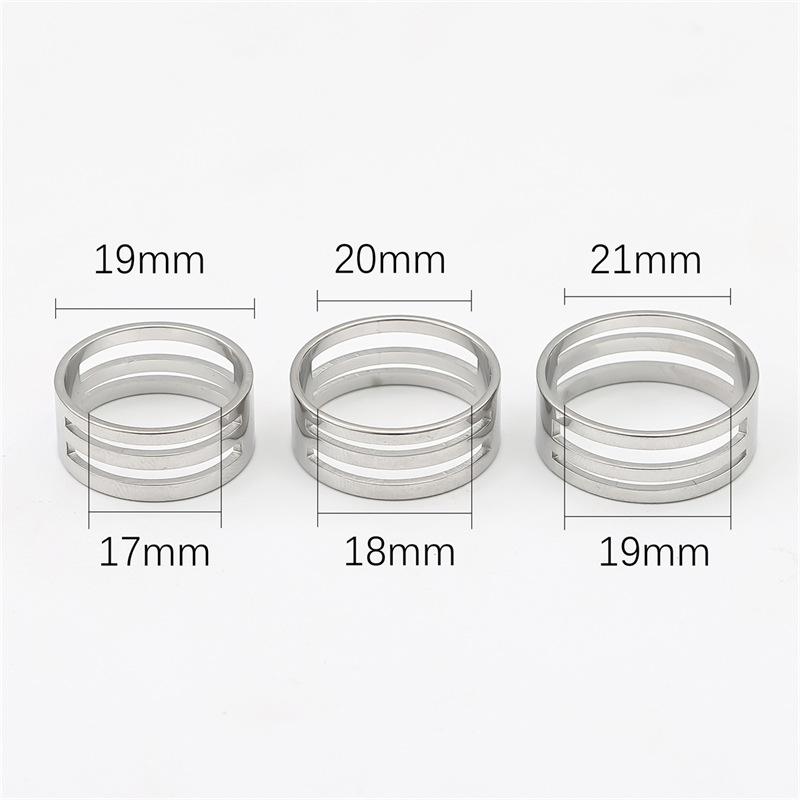 Stainless Steel Jump Ring Open Closing Finger Ring For Diy  Jewelry Making Tool