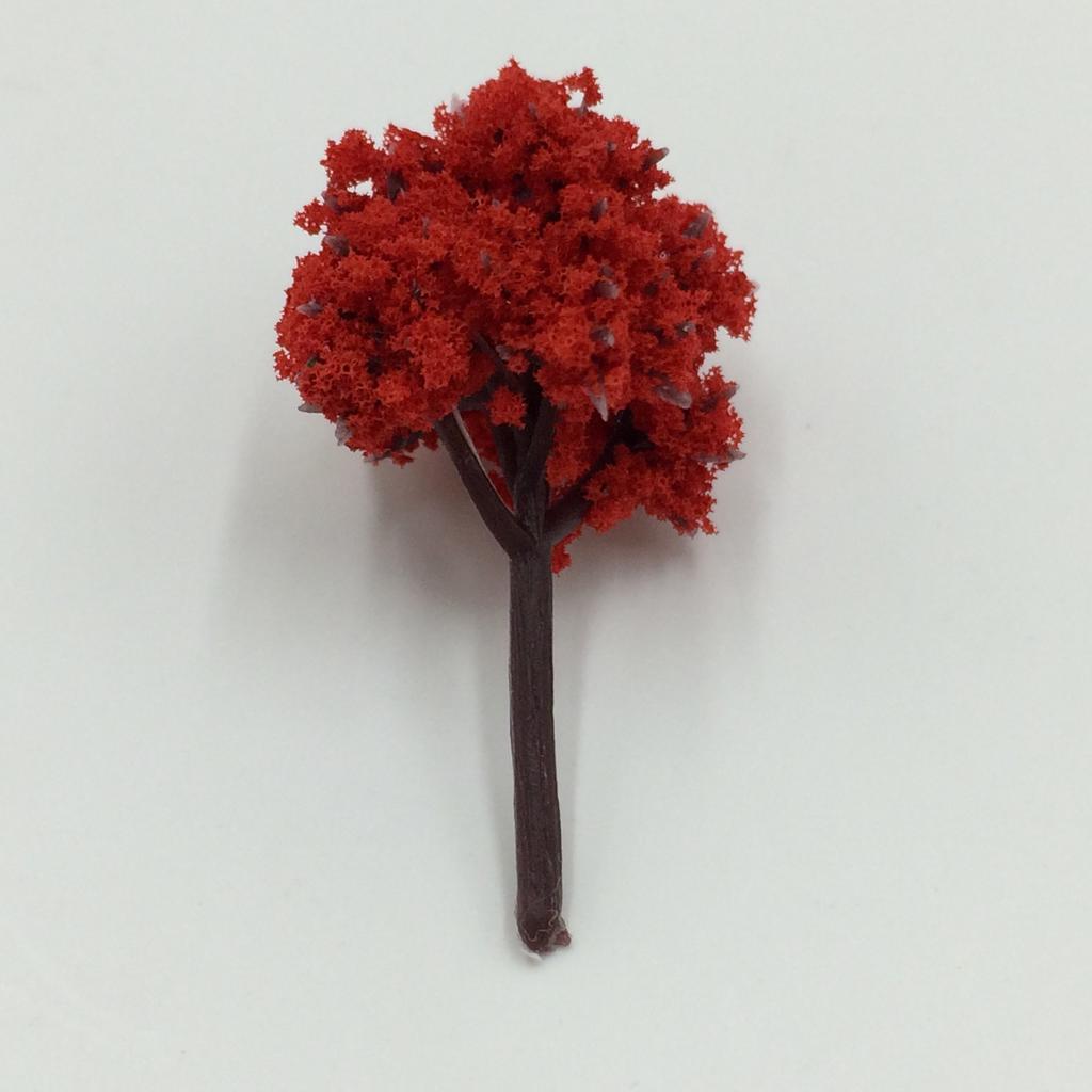 DauStage Forest for N Gauge and Architectural Available In 50 or 100 Colors 100 Trees, 3cm, Dioramas, Railways, Models, (18, Red, Pieces)