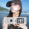 High-Definition Dual-Lens Portable Digital Camera – Ideal for Vlogging, Selfies, and Retro Campus Photography.