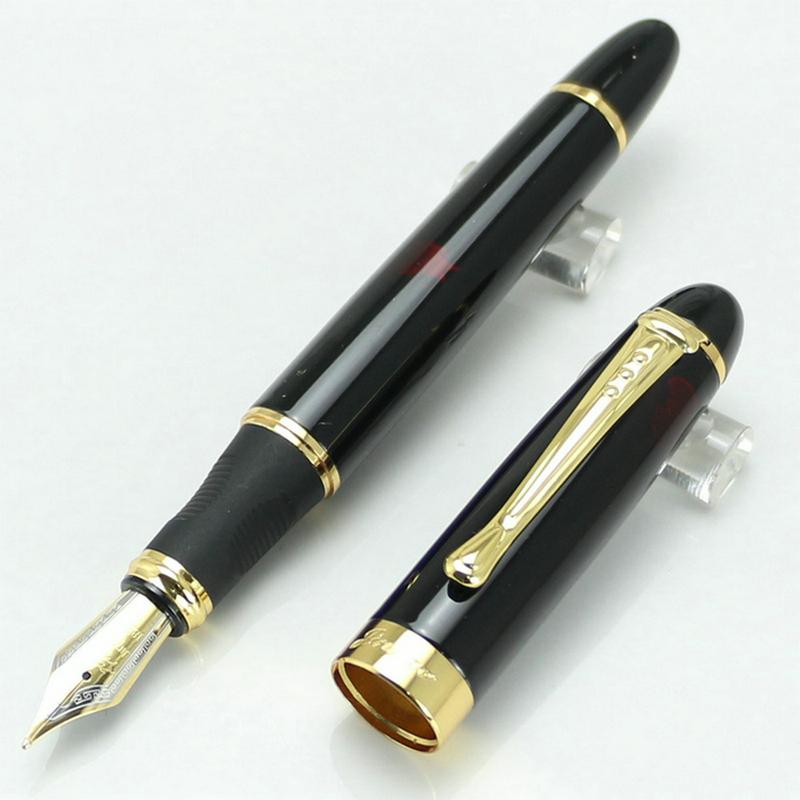 

JINHAO X450 Исполнительный Синий Красный Белый Скрученный Резной Широкий Перо Качественная Перьевая Ручка Канцелярские Товары Школа и Офис для Письма
