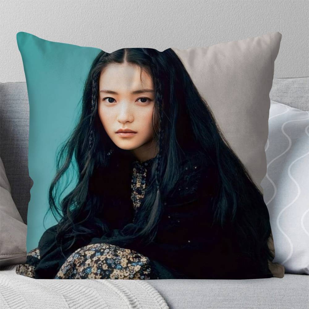 Korean Celebrity KKim Tae Ri Pillow Case Fashion Square Pillowcase Bedroom Sofa Room Ins Decoration Leisure