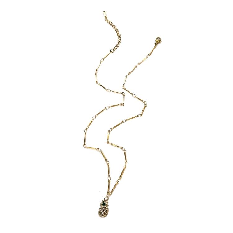 

Cheerful Watermelon Strawberry Mangos Banana Pendant Necklace Adjustable Length Jewelry Gift For Women Girls