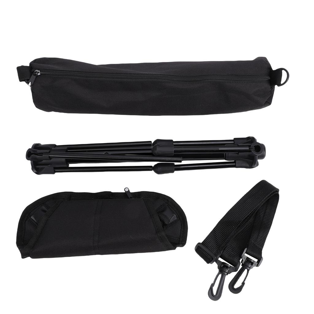 Portable Outdoor Folding Stool Oxford Cloth Aluminum Alloy Telescoping Folding Stool for Camping Queuing Fishing