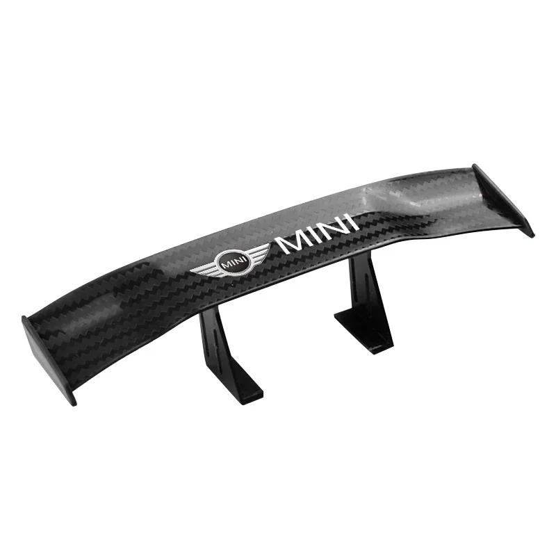 Mini Spoiler 3D Rear Trunk Wing Boot Lip Spoiler Stickers For MINI One Cooper JCW Countryman Clubman Cabrio Paceman Coupe