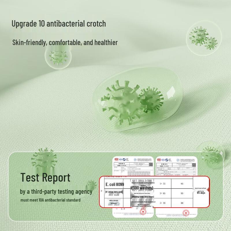 MiiOW Women's Pure Cotton 10A Antibacterial Physiological Briefs (3-Pack)